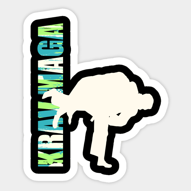 Krav Maga, Israeli Martial Art Sticker by GreenOptix